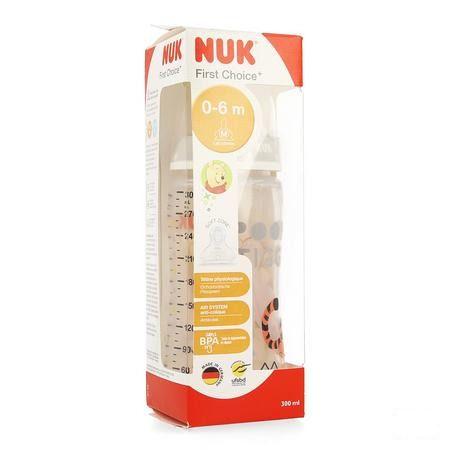 Nuk Biberon Winnie The Pooh 300 ml 0-6m  -  Eureka Pharma