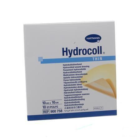 Hydrocoll Thin 10x10cm 10 9007582  -  Hartmann