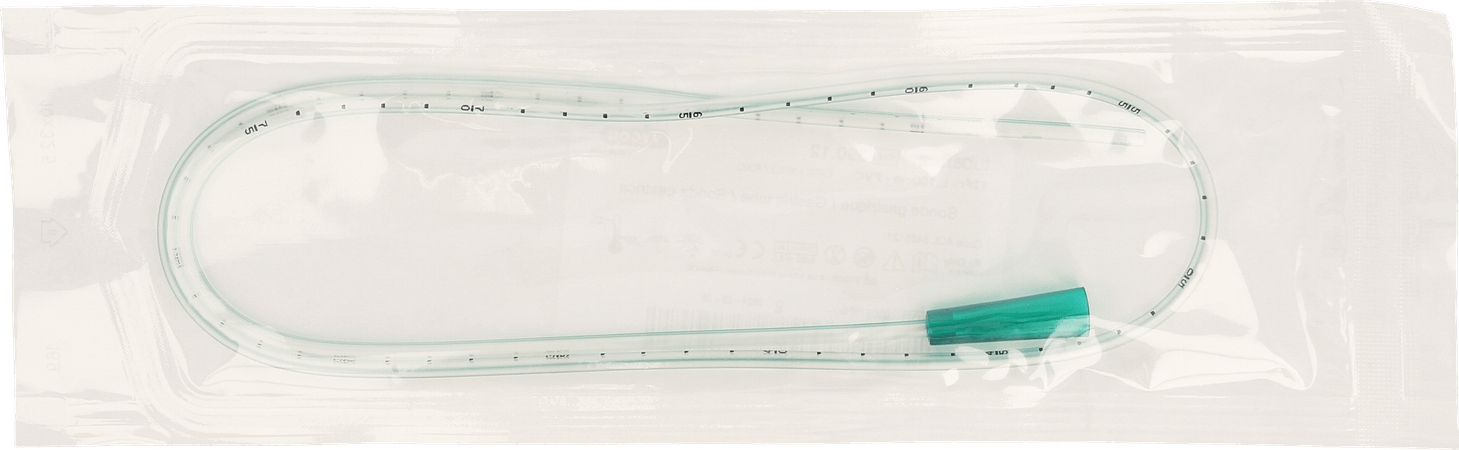 Tubaflex Sonde Gastrique 100Cm Pvc Rxc Ch12