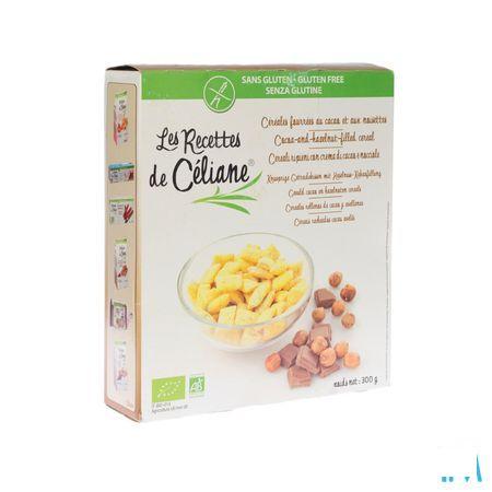 Celiane Gevul. Gran. Cacao-hazeln. S/glut Bio 300 gr  -  Revogan