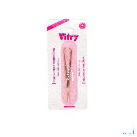 Vitry Prestige Pince Epiler "crabe" Dore 4021  -  Vitry