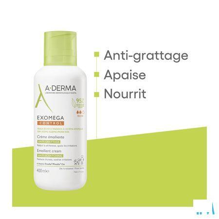 Aderma Exomega Control Creme Emolierend Tube 400 ml  -  Aderma