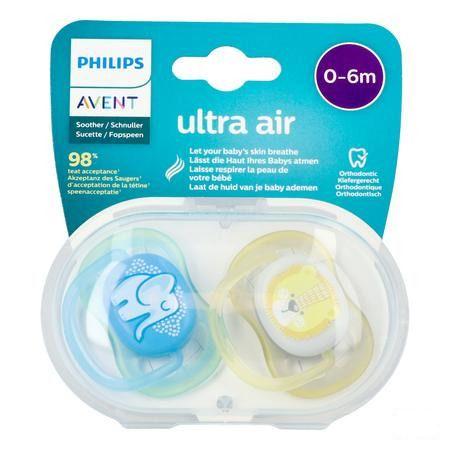 Philips Avent Sucette 0M+ Animals Mix  -  Bomedys