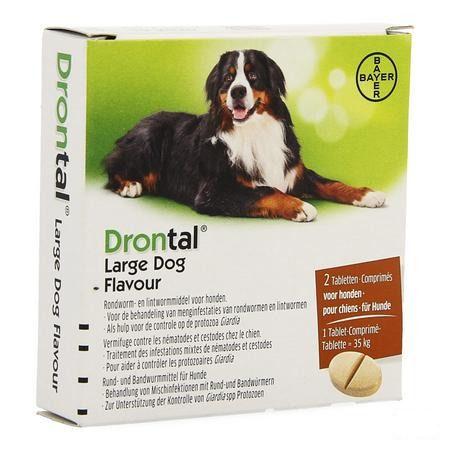 Drontal Large Dog Flavour Tabletten 2