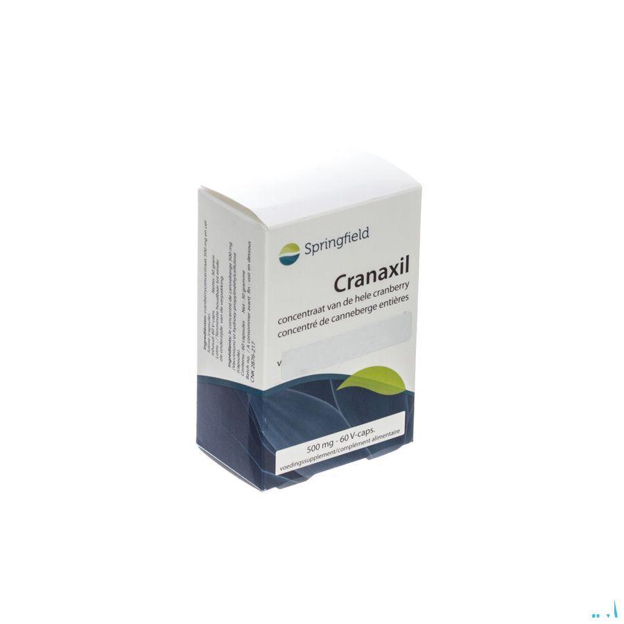 Cranaxil Cranberryconc. 500 mg Springfield V-Capsule 60  -  Springfield Nutraceuticals