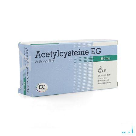 Acetylcysteine EG 600 mg Comprimes Eff. 30x600 mg  -  EG