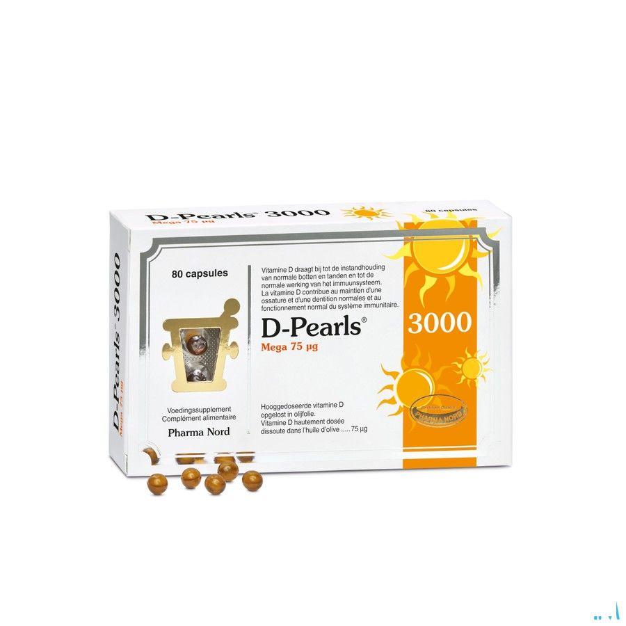 D-pearls 3000 Capsule 80  -  Pharma Nord