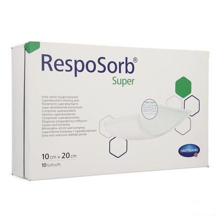 Resposorb Super 10x20cm 10 P/s  -  Hartmann