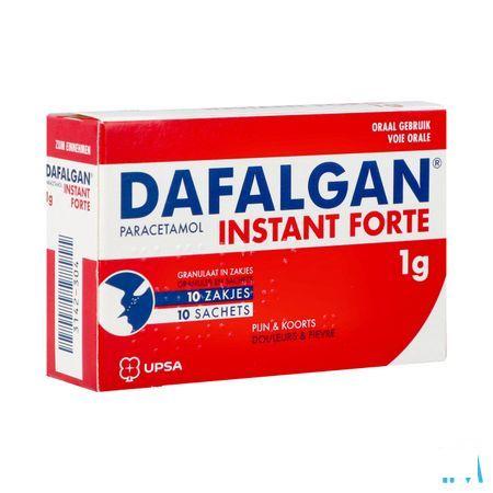Dafalgan Instant Forte Gran Zakjes 10x1000 mg