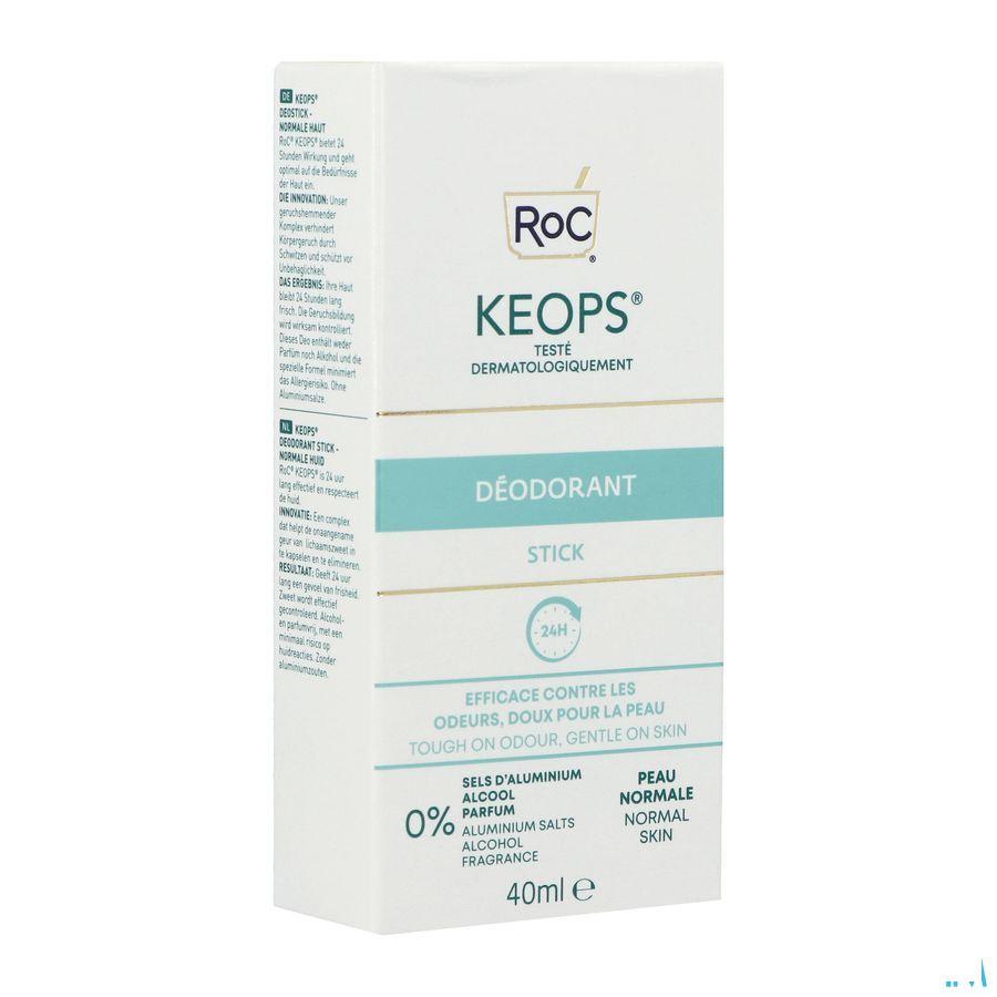 Roc Keops Deo Stick 40 ml  -  Care Cosmetics