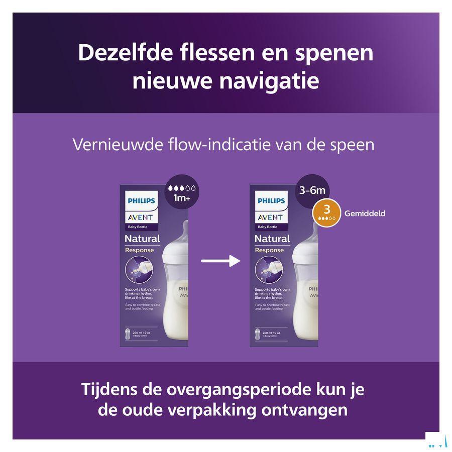Philips Avent Natural 3.0 Zuigfles Trio 3 x 260 ml