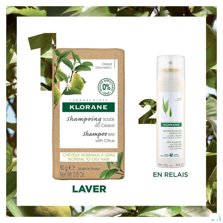 Klorane Capil. Shampooing Solide Cedrat 80 gr