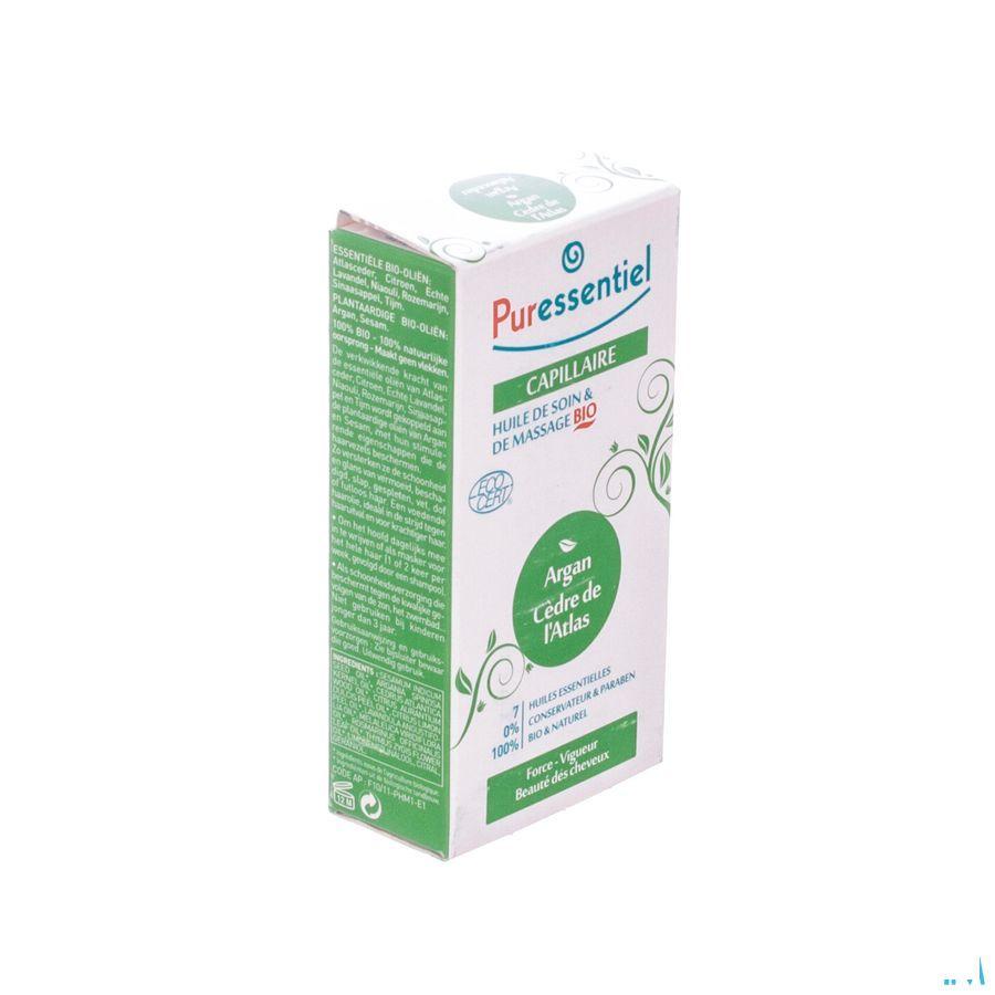 Puressentiel Mass.olie Argan Atlasceder Bio 100 ml  -  Puressentiel