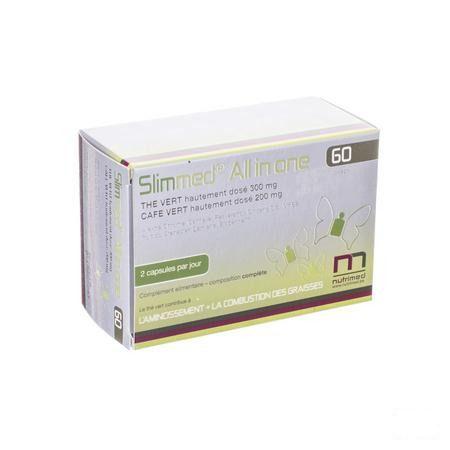 Slimmed All In One Blister V-Capsule 4x15  -  Nutrimed