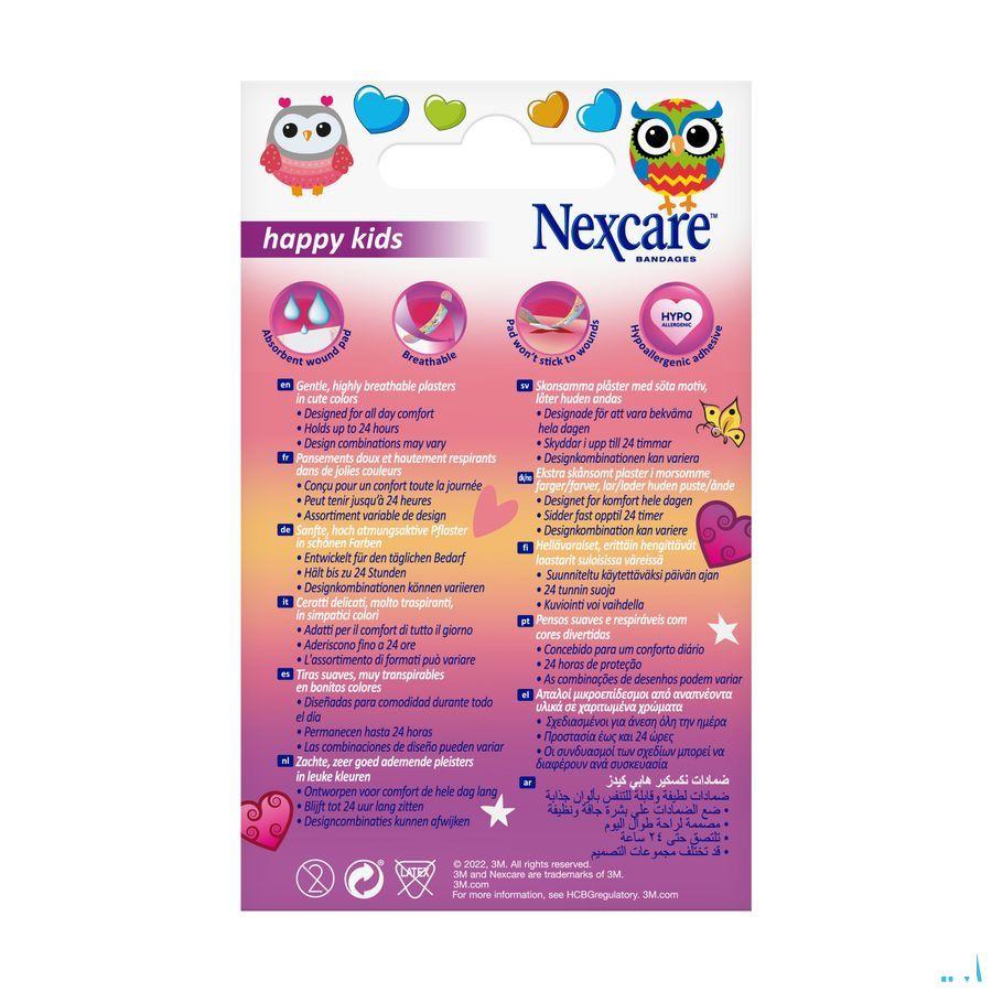 Nexcare Happy Kids Girls 20  -  3M