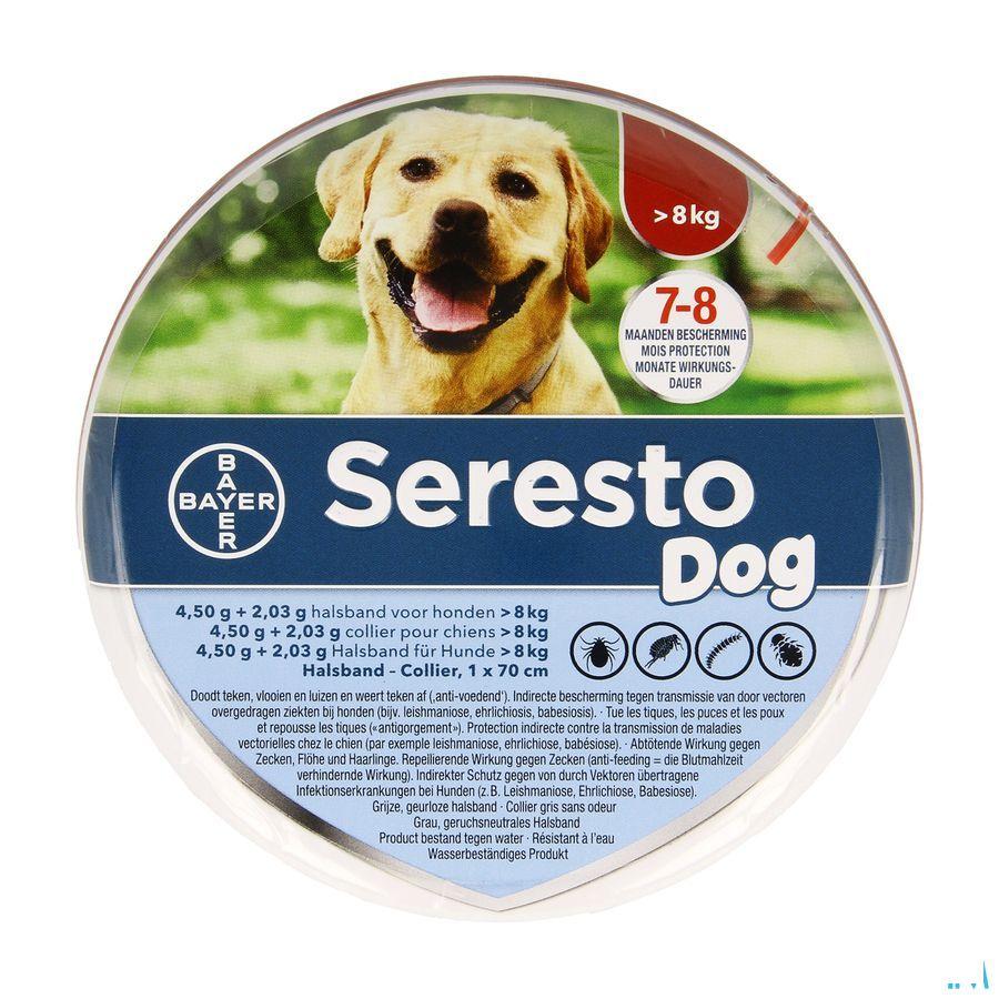 Seresto Dog 4,5G + 2,03 Collier >8Kg
