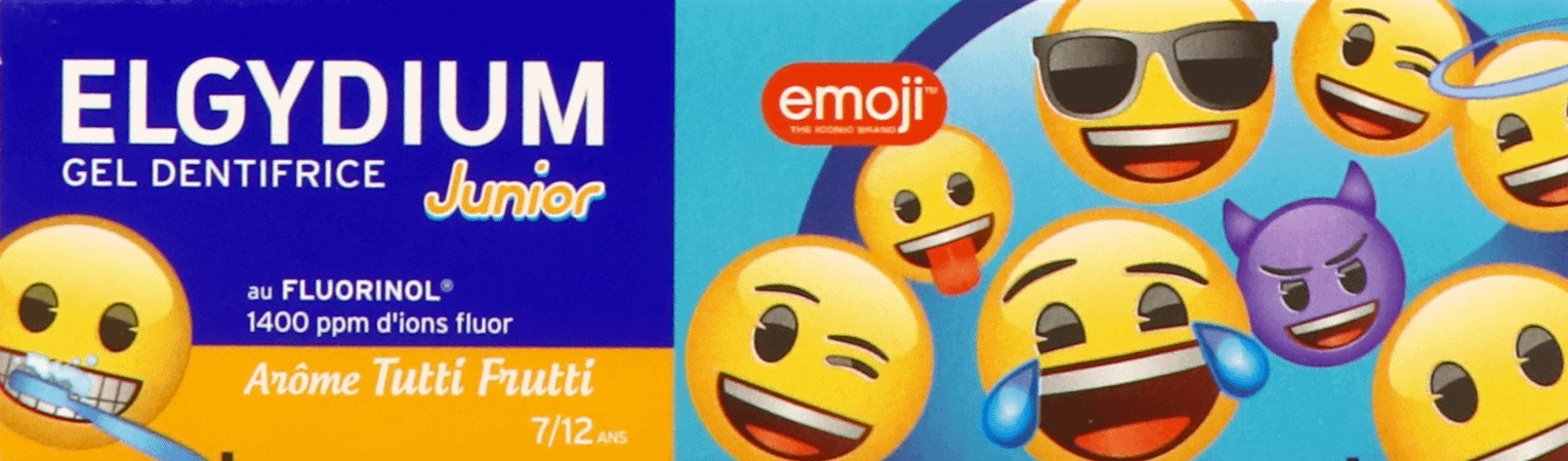 Elgydium Tandpasta Junior Emoji Tutti Frutti 50 ml