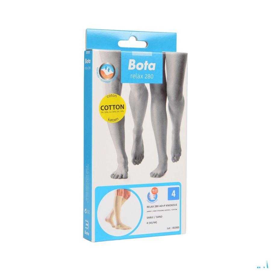 Bota Relax 280 Katoen Korte Kous Zand N4  -  Bota