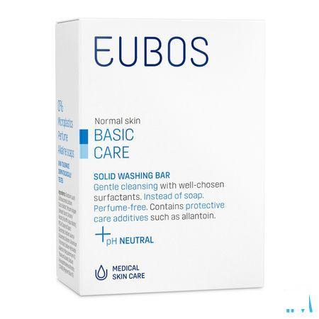 Eubos Compact Wastablet Blauw zonder parf 125 gr  -  I.D. Phar
