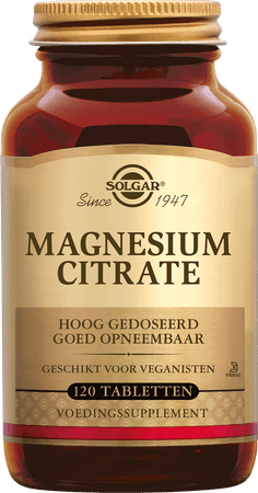Solgar Magnesium Citrate Comp 120  -  Solgar Vitamins