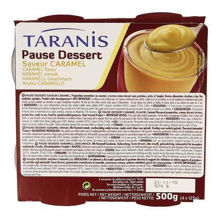 Taranis Pause Dessert Caramel 4x125 gr 3106  -  Revogan