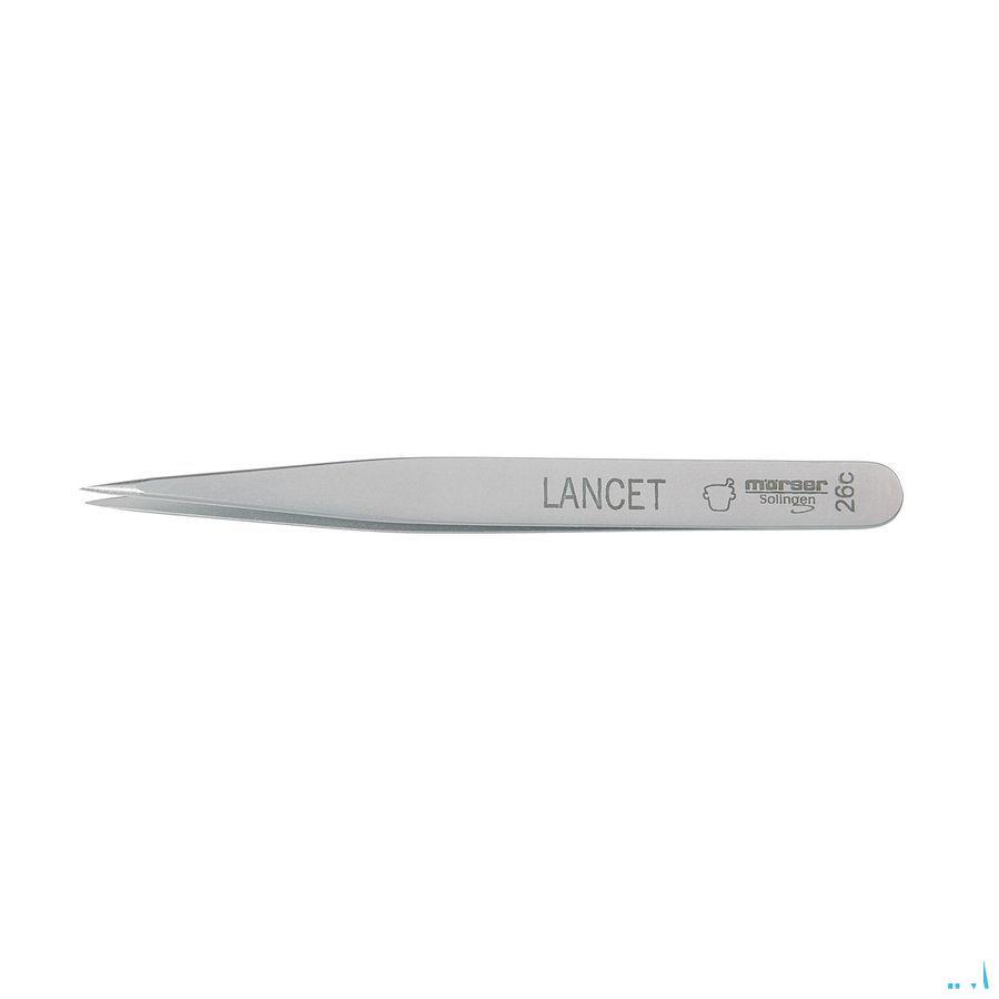 Morser Splinterpincet Lancet 26C  -  Eureka Pharma