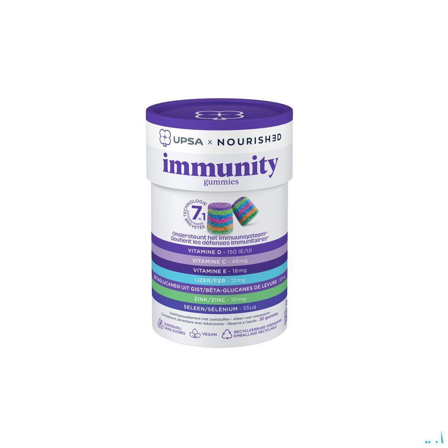 Upsa Nourished Immunity Gummies 30