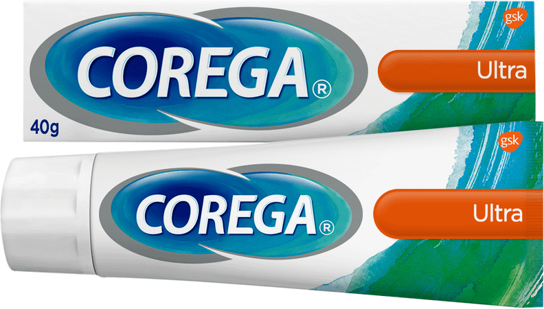 Corega Ultra Creme Adhesive sans zinc Tube 40 gr