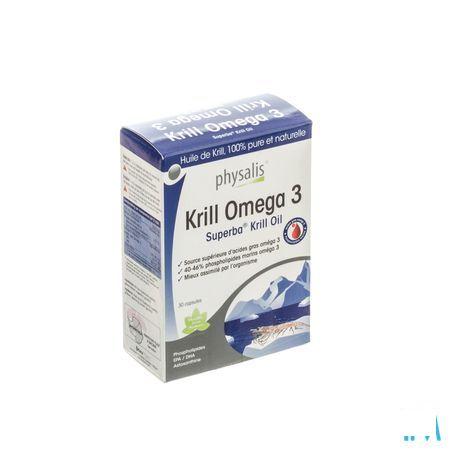 Physalis Krill Omega 3 Capsule 30  -  Keypharm