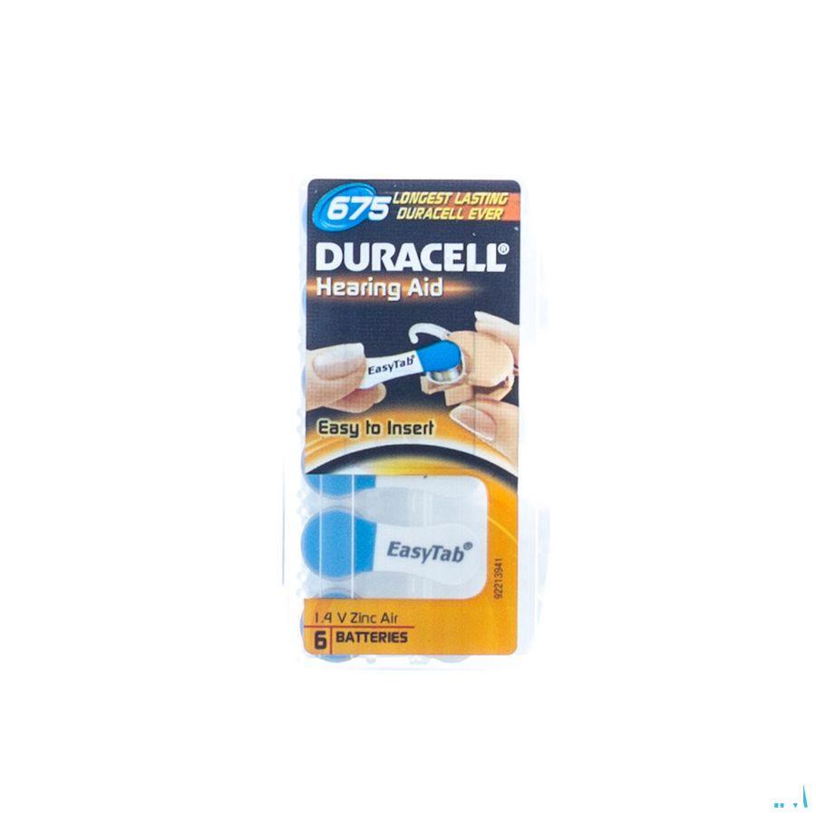 Duracell Easytab Hoorbatterij Da675 6 Blauw