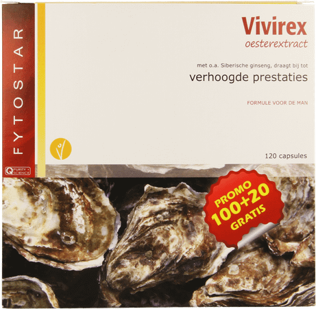 Fytostar Vivirex Oesterextract Maxi Capsule 120  -  Ocebio