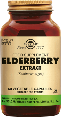 Solgar Elderberry Extract (vlierbes) V-Capsule 60  -  Solgar Vitamins