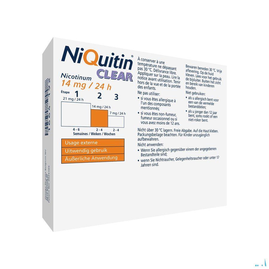 Niquitin Clear Patches 14 X 14 mg