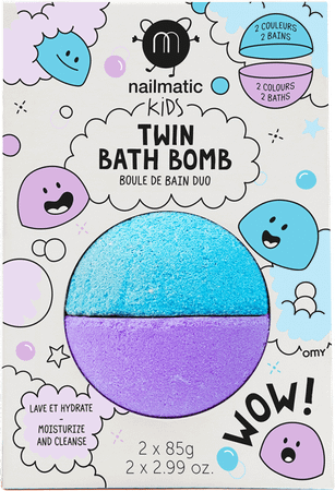 Nailmatic Kids Duo Bruisbal Blauw&Violet 160 g