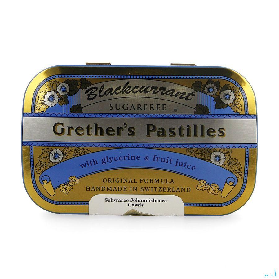 Grether's Pastilles Blackcurrant Ss Pastille 110 gr  -  Melisana