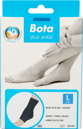Bota Plus Chevillere+Velcro Noir L 23-25Cm