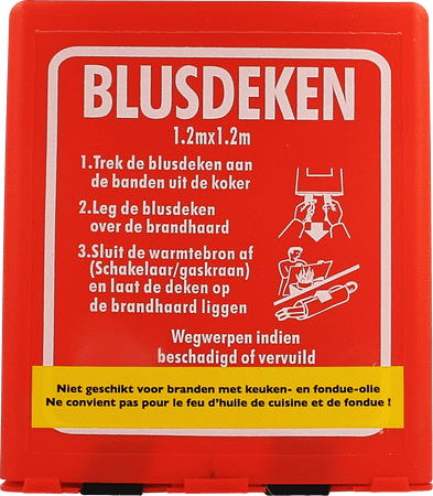 Branddeken Koker 1,2X1,2M Covarmed