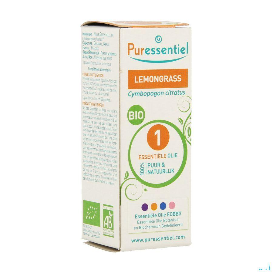 Puressentiel He Lemongrass Bio Huile Essentielle 10 ml  -  Puressentiel