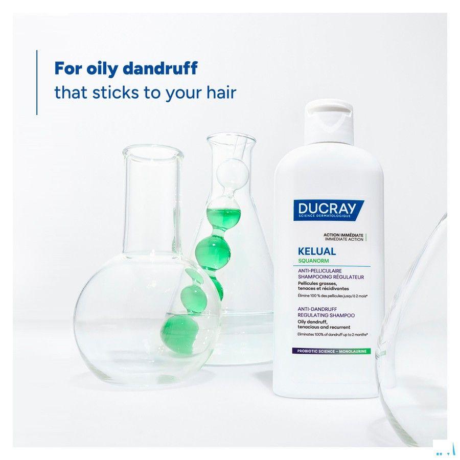 Ducray Kelual Squanorm Shampooing Pellicules Grasses 400 ml