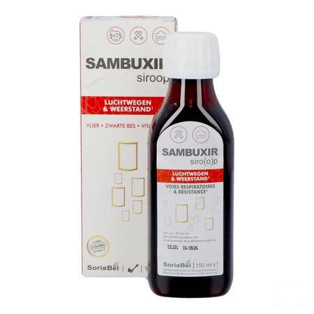 Soria Sambuxir Siroop Vlierbes 150 ml  -  Soria Bel