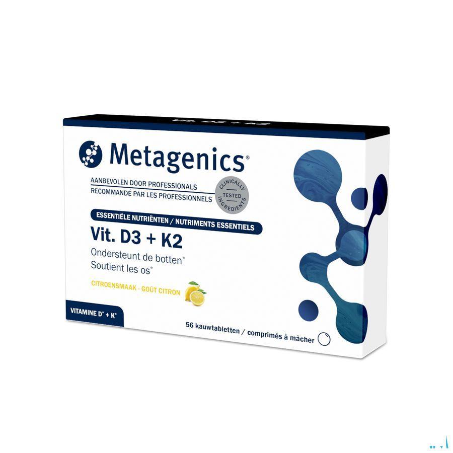 Vitamine D3 + K2 Tabl 56 Metagenics  -  Metagenics Belgium