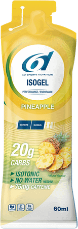 6D Sixd Isogel + Caffeine Pineapple 6X60 ml