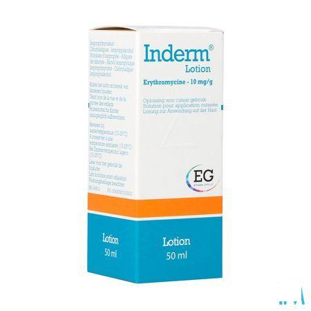 Inderm 10 mg/g Oplossing Derm 50 ml  -  EG