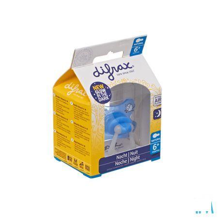 Difrax Sucette Natural 6 + Nuit  -  Difrax