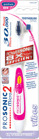 Prosonic Micro2 Brosse Dents Sonic Rose  -  Biosynex