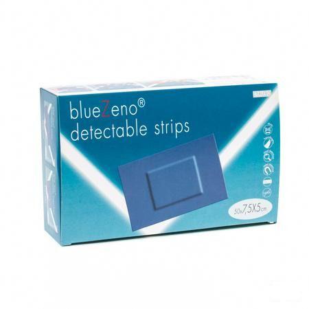 Bluezeno Detectable Strip Blue 7,5X5Cm 50  -  Zeno Phar