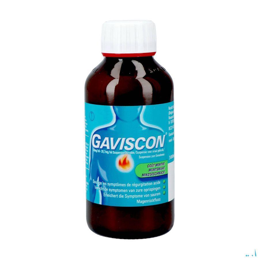 Gaviscon Menthe Munt Suspensie Drink 300 ml
