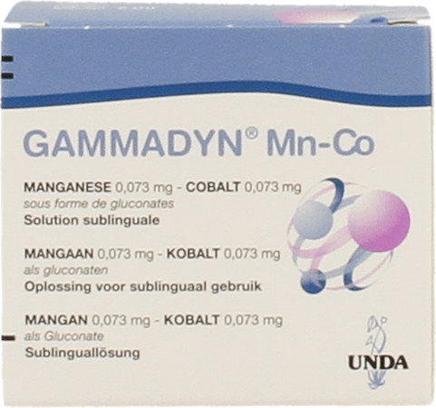 Gammadyn Ampullen 30 X 2 ml Mn-co  -  Unda - Boiron
