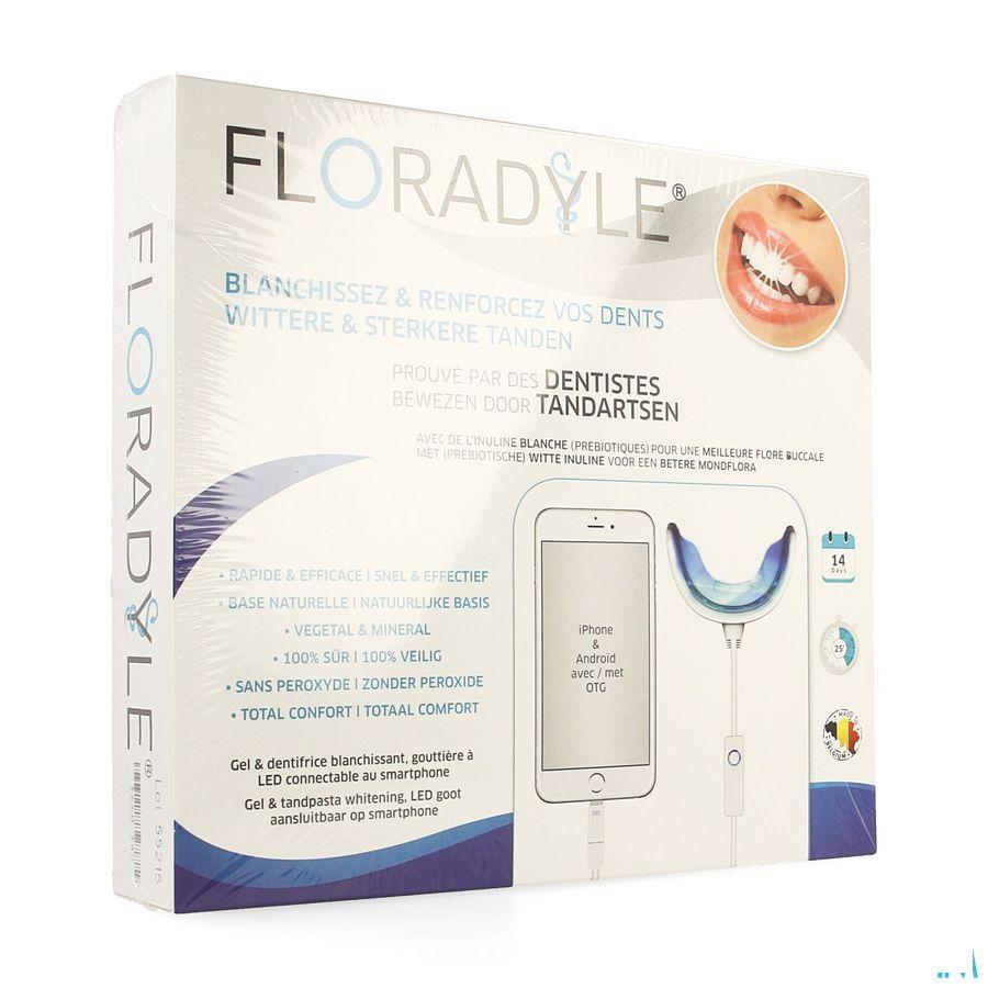 Floradyle Blanchiment Dent Gel 4 ml + dentifrice 50 ml  -  Hauliga
