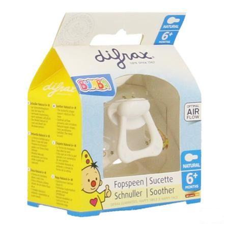 Difrax Sucette Natural 6 + Bumba  -  Difrax